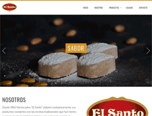 Tablet Screenshot of el-santo.com